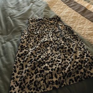 Animal print blouse from Merona.