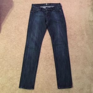 7 for all Mankind gwenevere size 24 dark denim