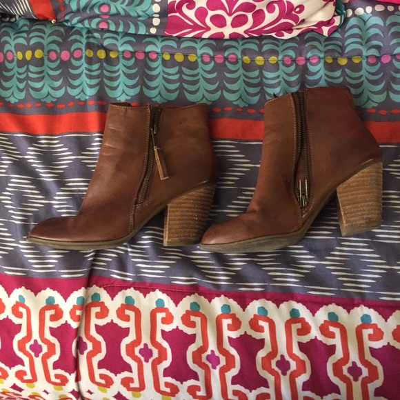 Brown booties