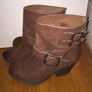 Leather boots! Super cute and comfortable!
