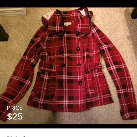 Plaid sweater