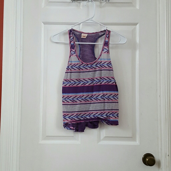 Razor back tank top
