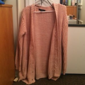 pink cardigan forever 21