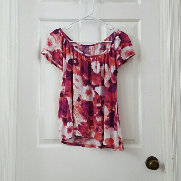 Pink and purple t shirt