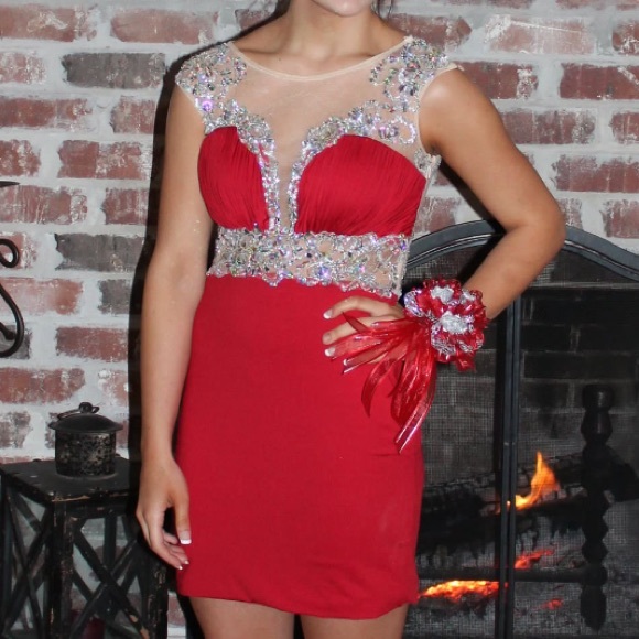 Red Rachel Allen Dress