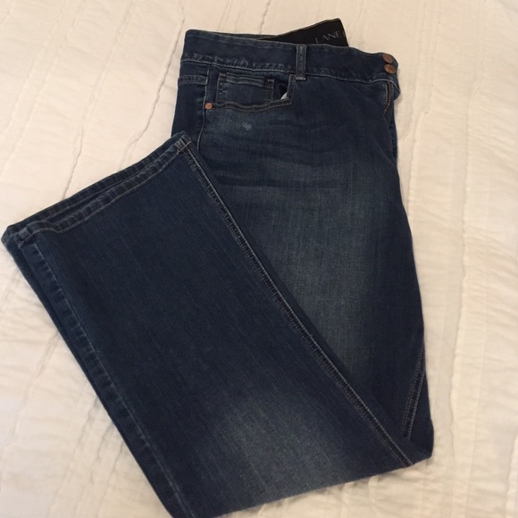 Lane Bryant bootcut jeans with tummy control panel