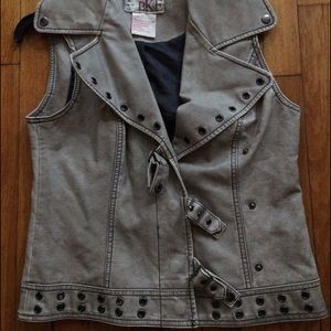 Awesome great biker style vest
