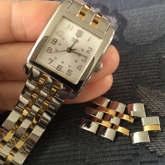 Swiss army two tone watch ][sold]]]