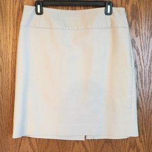 Banana Republic khaki pencil skirt. Size 12