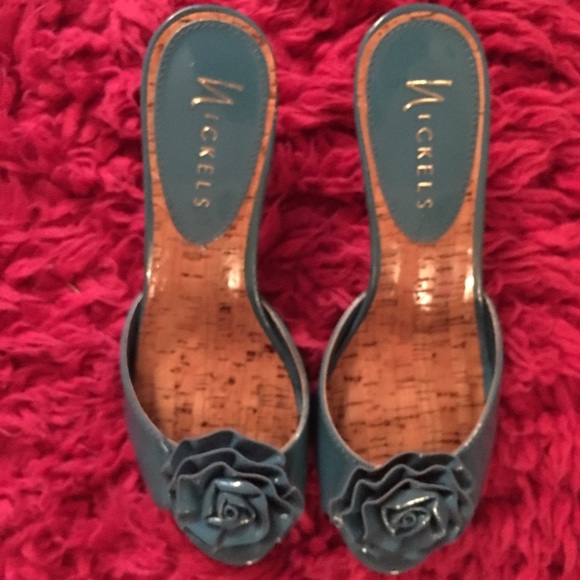 Blue shoes