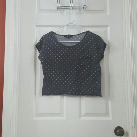 Sweater material crop