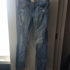 Light wash jeans