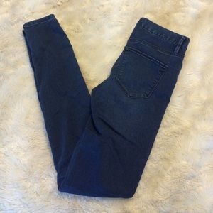 dark madewell skinny jeans