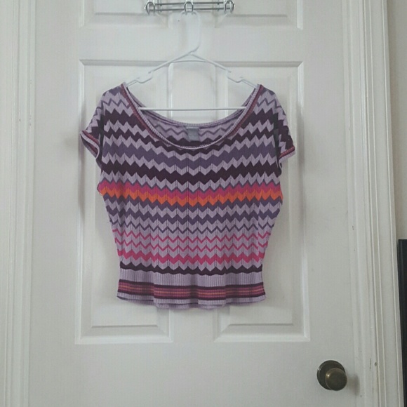 Colorful chevron t shirt