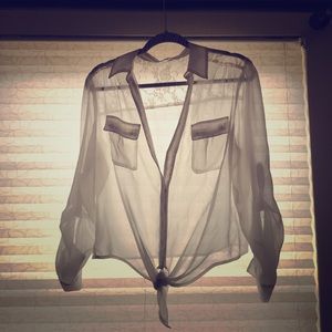 Sheer blouse