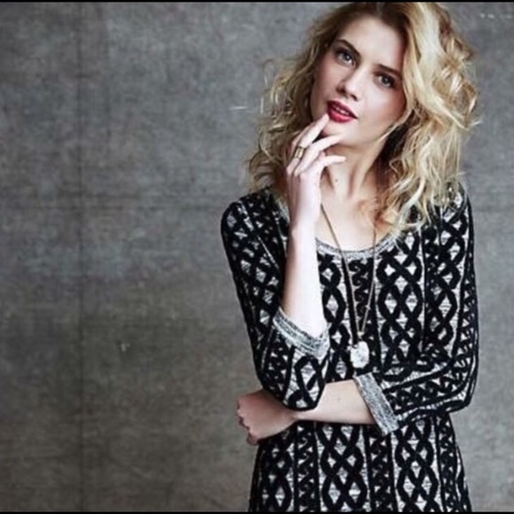 Anthropologie Sweaterstiched Tunic Dress - Picture 2 of 4