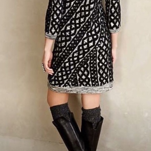 Anthropologie Sweaterstiched Tunic Dress - Picture 3 of 4