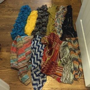 11 scarves