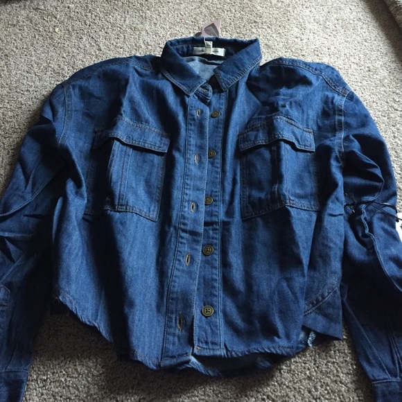 Forever 21 Tops - NEW denim shirt!