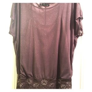 ‼️SOLD‼️ Dressy sparkle shirt