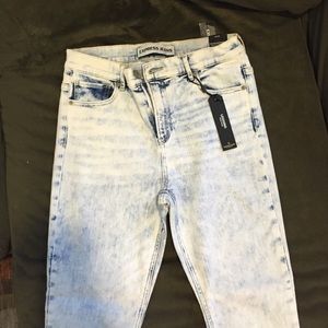 Acid wash Express jeans