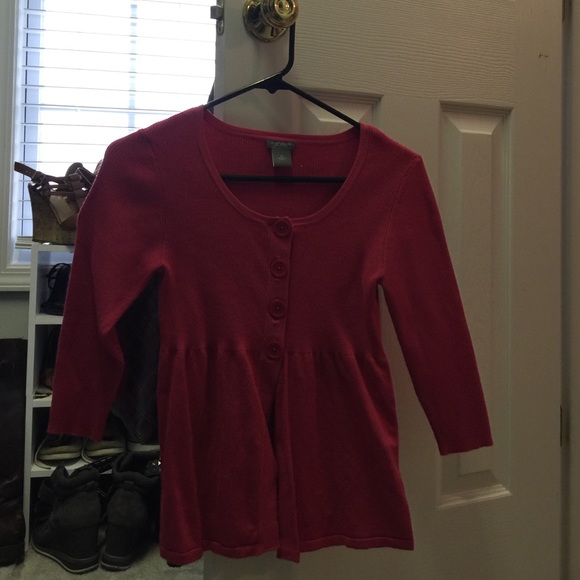 3 quarter length Ann Taylor Sweater