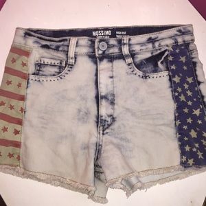 High waisted American shorts