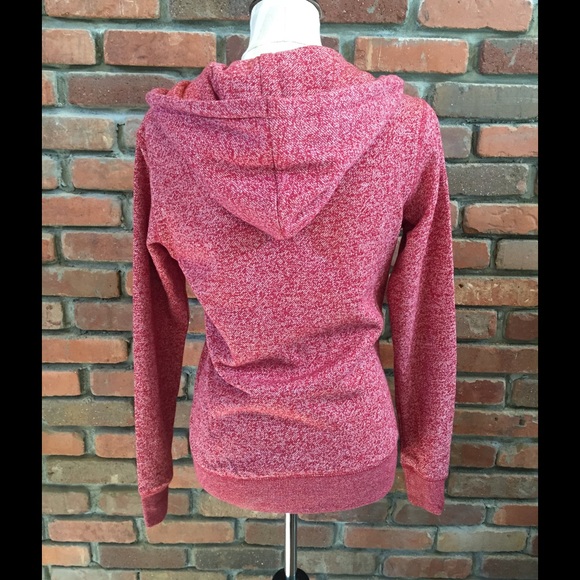 Red speckled hooded sweatshirt!NEW! - Picture 2 of 3