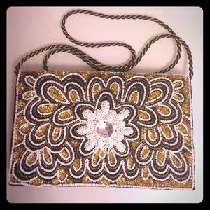 small beaded purse