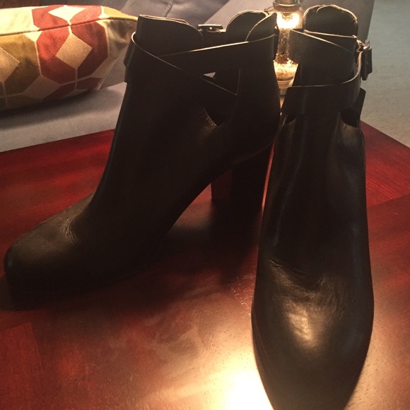 Cole Haan cut-out ankle boots