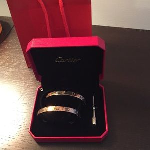 Bracelet with two screws