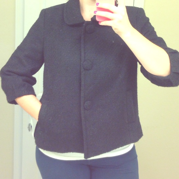 Button black jacket NWT