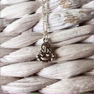 Sale Jewelry Little Buddha Silver Charm Necklace