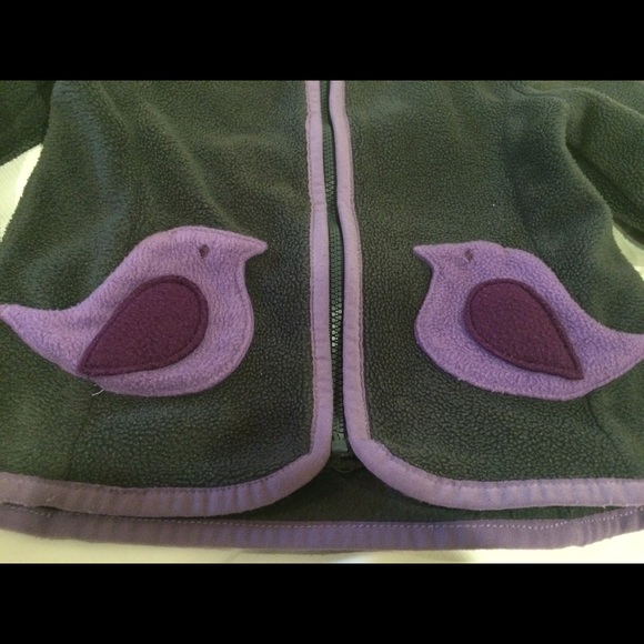 SOLD!!! Adorable fleece jacket for toddler girl. - Picture 2 of 4