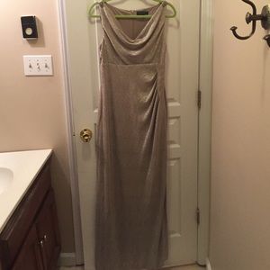 Lauren by Ralph Lauren Gold Maxi Dress