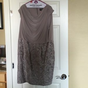 Adrianna Papeli formal cocktail length dress