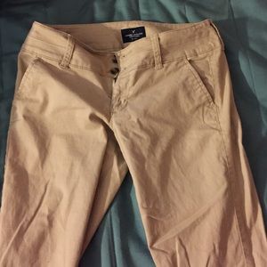 American eagle  khakis size 0 short
