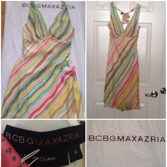BCBGMaxAzria Dresses & Skirts - BCBG MAXAZRIA Lined Halter Dress