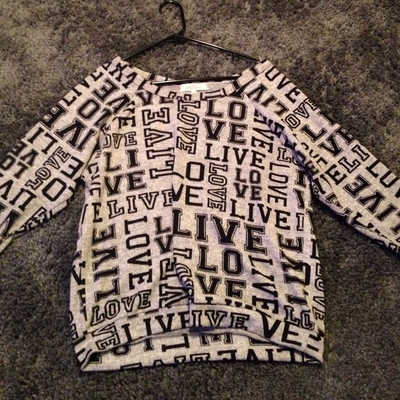 Love long sleeved shirt