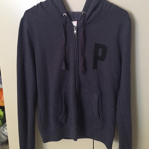 Pink zip up sweatshirt