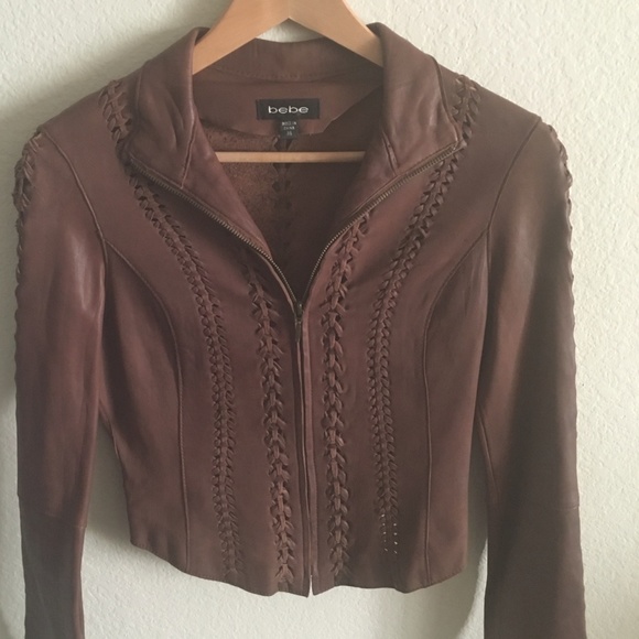 Bebe Tailored Brown Butter Leather