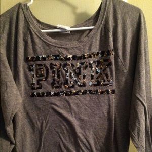 Long sleeve PINK shirt sz : S