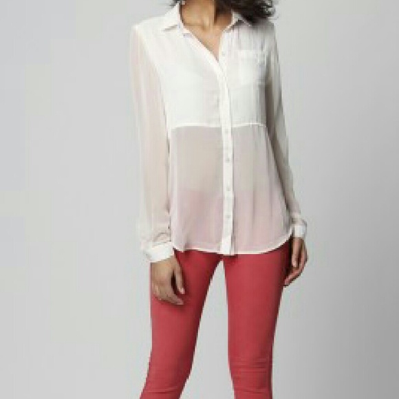 Free People Tops - RED Free People Button down blouse