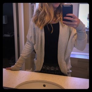 Slouchy, heavy-weight, Gray Cardigan