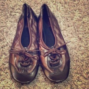 Nine West Brown Flats