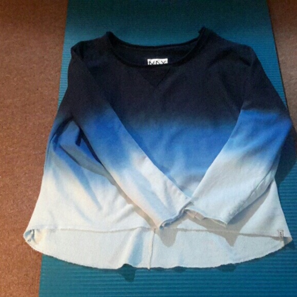 Andrew Marc Tops - Sweatshirt Material High/Low Top PRICE REDUCED