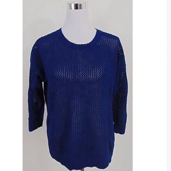 ❤️Preloved j crew blue sweater size M❤️