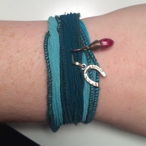 Cute charm wrap bracelet