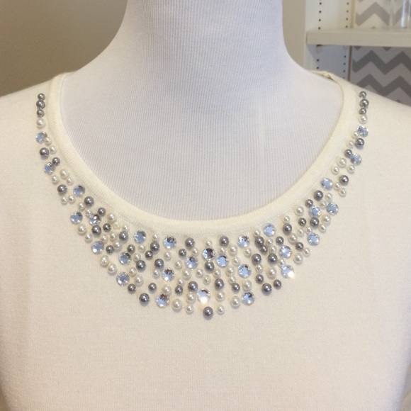 Cable & Gauge sweater with beaded design - Picture 2 of 4