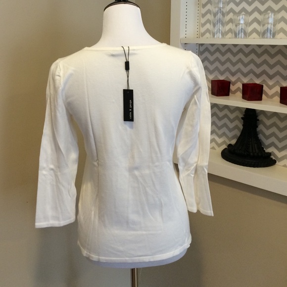 Cable & Gauge sweater with beaded design - Picture 3 of 4